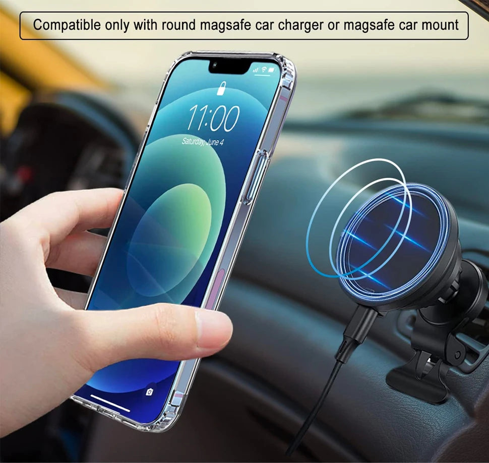 MagKick Clear Kickstand Phone Case
