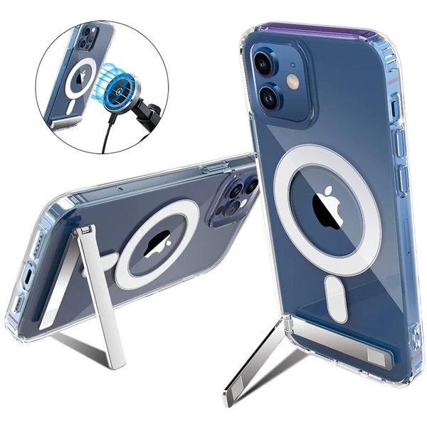MagKick Clear Kickstand Phone Case
